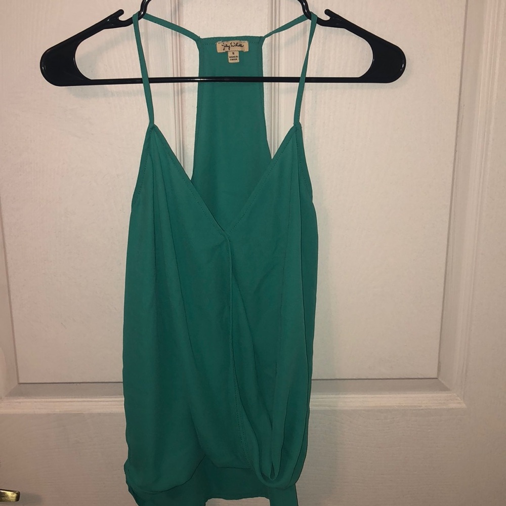Teal tank top